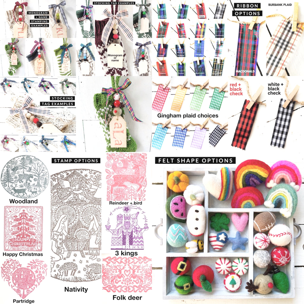 Personalized Stocking Tags With Monogram