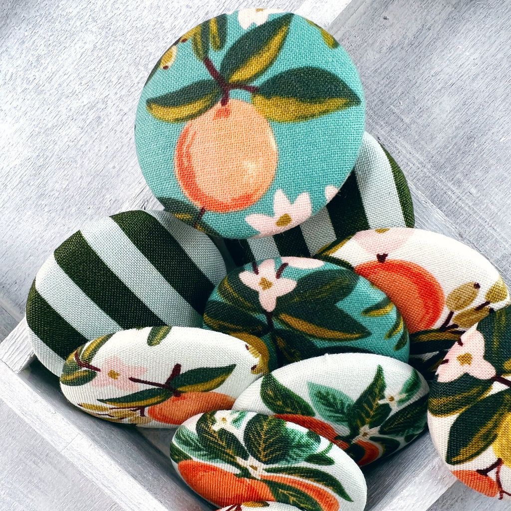  Rifle Paper Co Primavera Fabric Citrus Designer Buttons