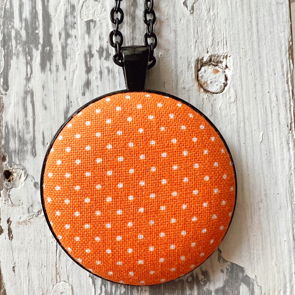 Necklace + Pendant - Boho Polka Dot 