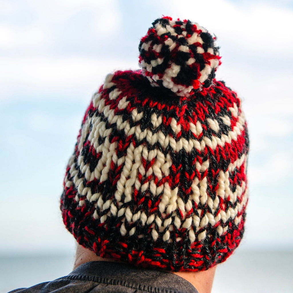 Ohio State Hand Knit Hat