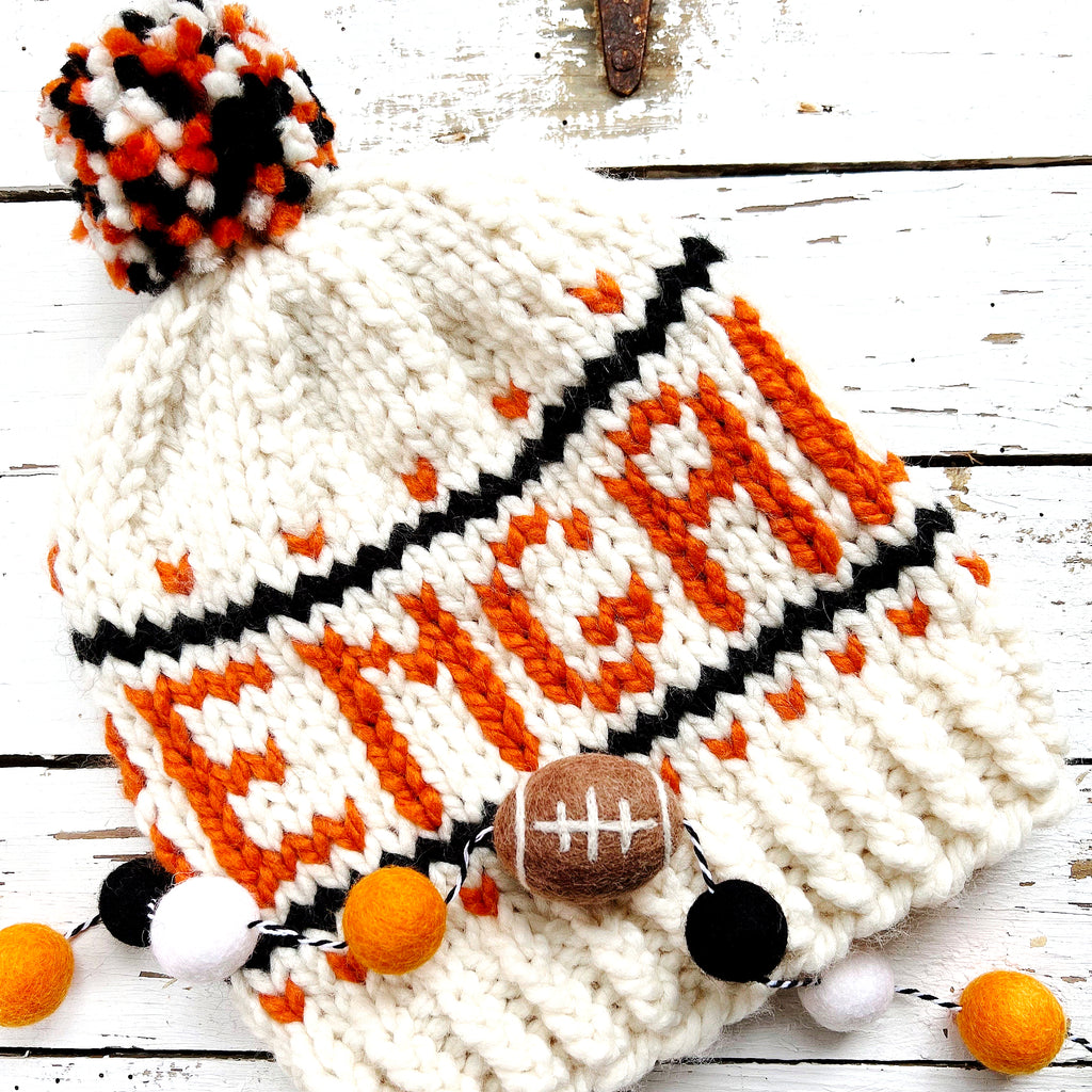 Cincinnati Football - Hats - Cincinnati Football Knit Hat