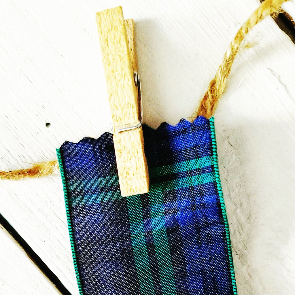 Black Watch Scottish Ribbon Tartan Christmas Decor