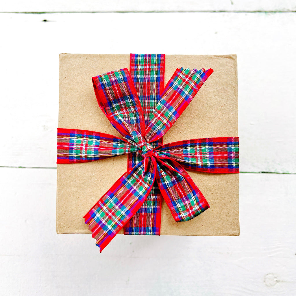 Royal Stewart Plaid Christmas Wedding Decor DIY Bows