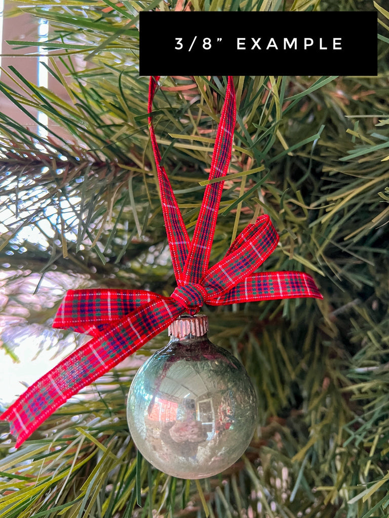  Frazer Tartan Plaid Ribbon - christmas ribbon