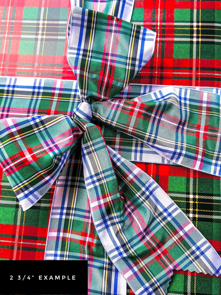 Scottish Tartan Ribbon -  DIY Bows & Decor - 27 Yds