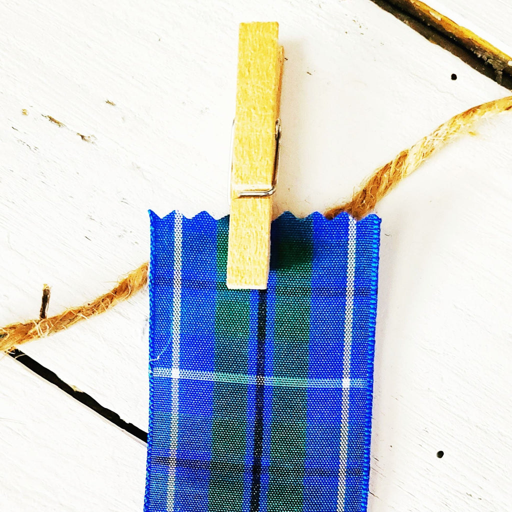 Scottish Tartan Ribbon - 27 Yards For Wreaths DIY Crafts