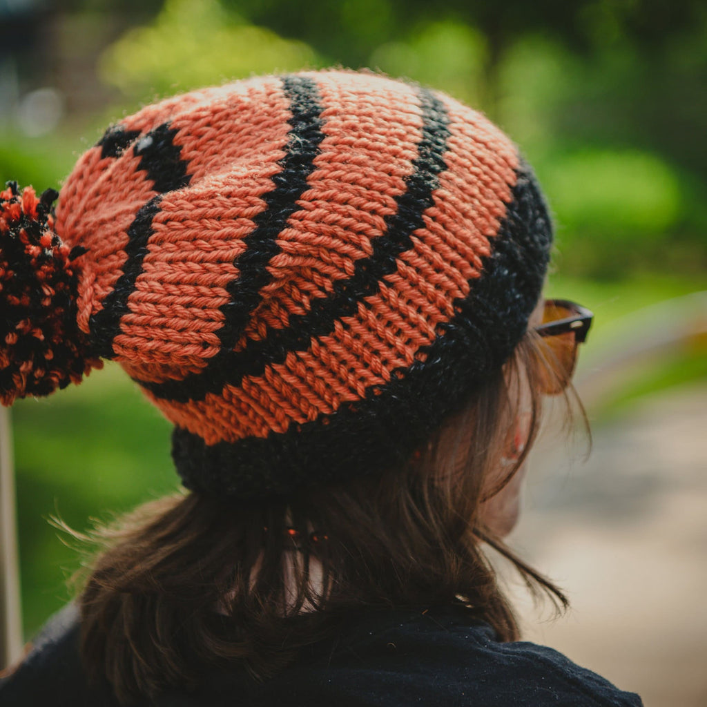 Handmade Cincinnati Football Chunky Knit Ha