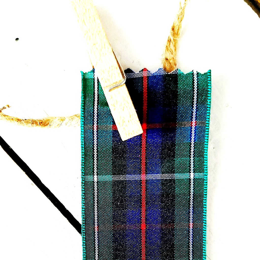 Scottish Tartan Ribbon - 27 Yds Scottish DIY Crafts Bows