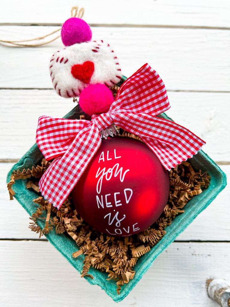 Personalized Love Actually Ornaments for Couples
