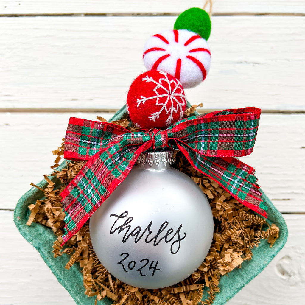 Personalized Kids Name Ornaments for Christmas