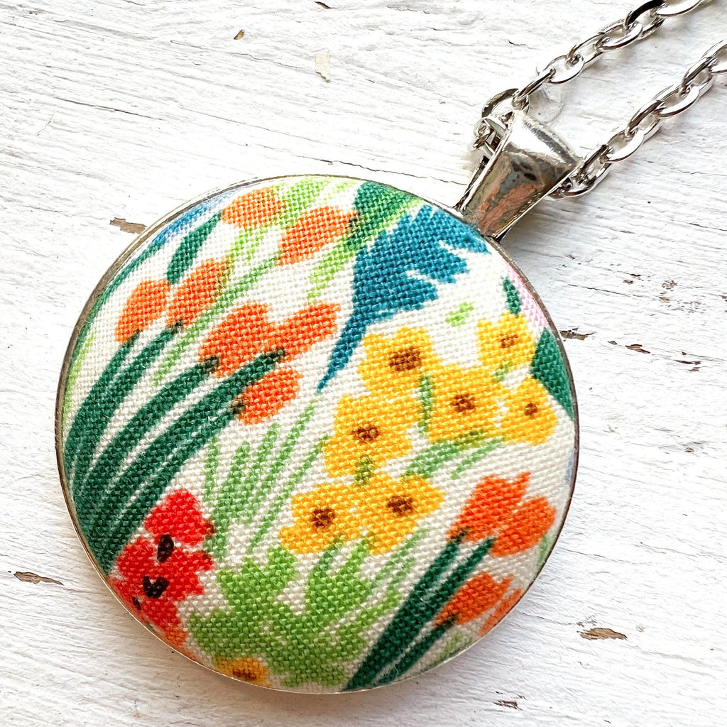 Necklace + Pendant - Boho Flower Necklace For Summer 