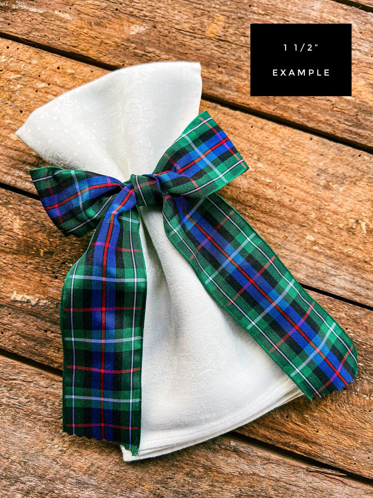 Clan Rose Scottish Tartan Ribbon - Edinburgh Scottish Ribbon