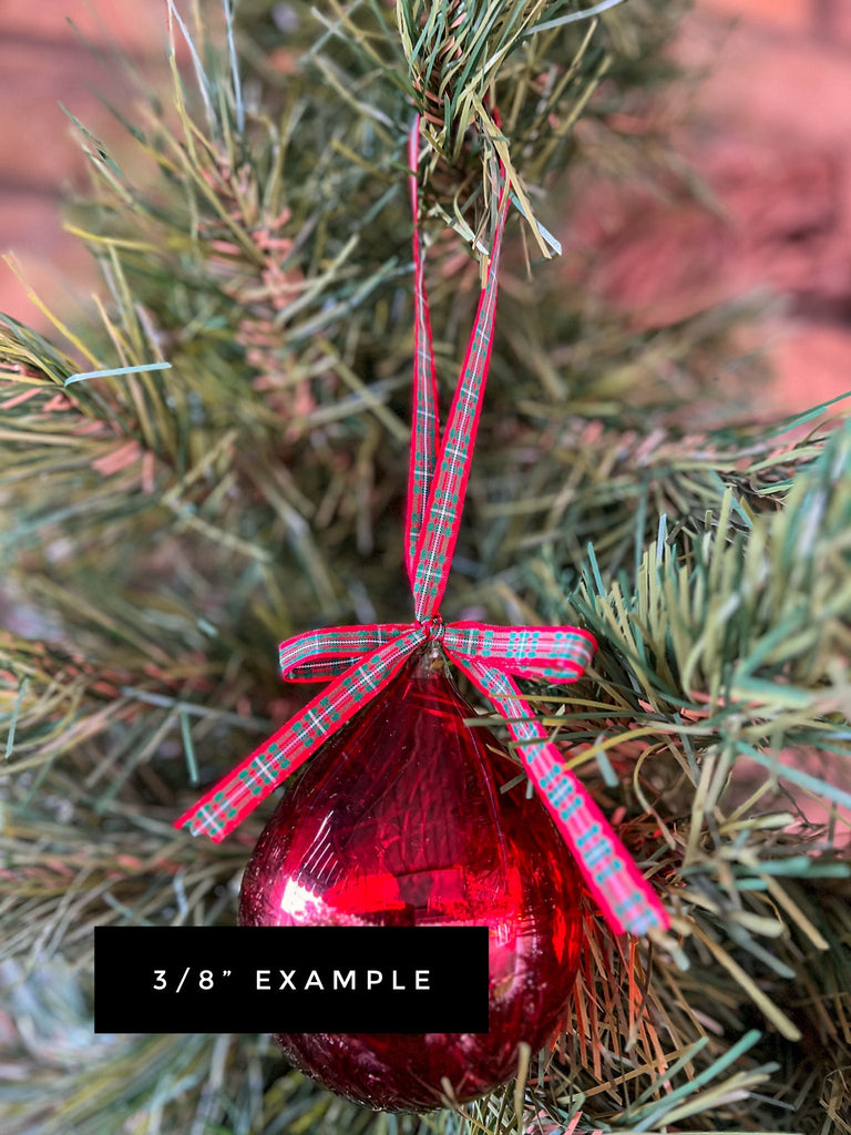 Scottish Tartan Ribbon - Christmas Crafts 