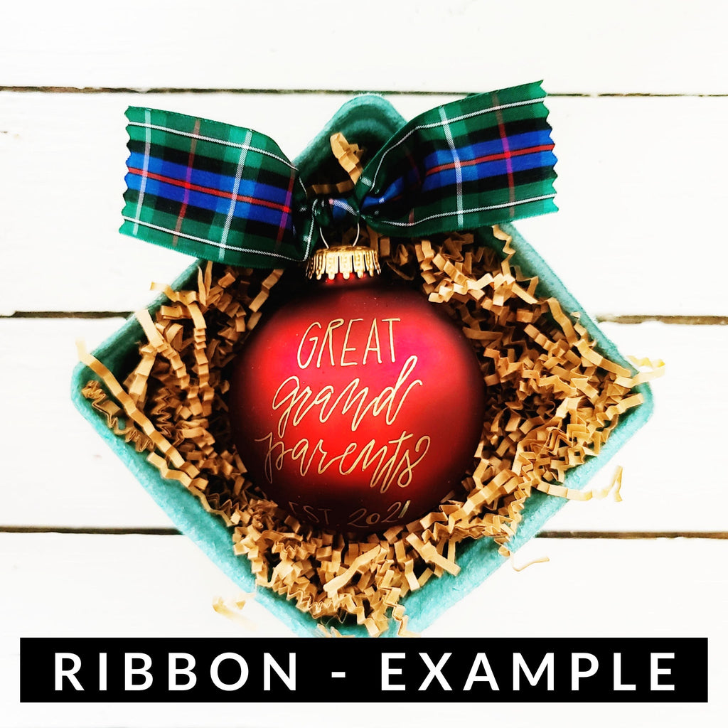 Scottish Tartan Ribbon For Christmas