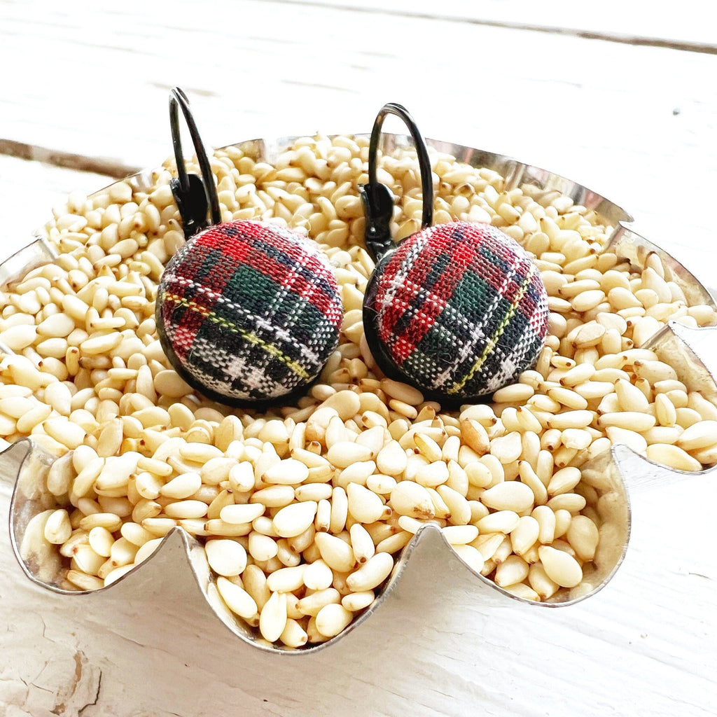 Stylish Stewart Dress Tartan Plaid Earrings