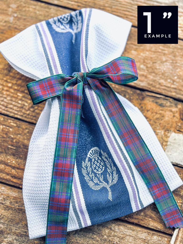 Scottish Tartan Ribbon - Wreath Supplies