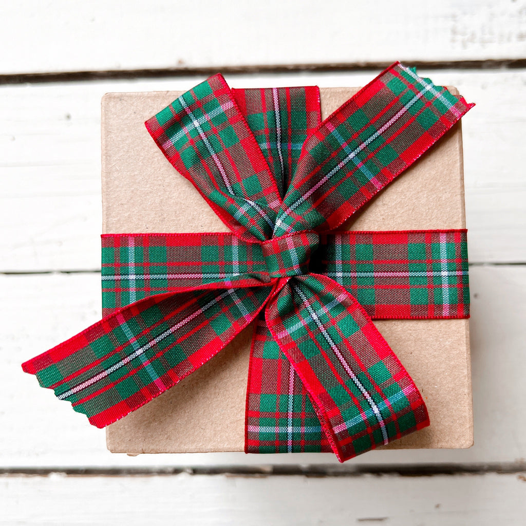 Decorate Gifts with Scottish Tartan Clan MacGregor Ribbon 