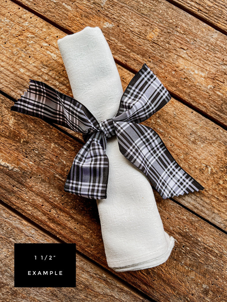 Menzies Tartan Ribbon - Perfect For Wedding Decor 