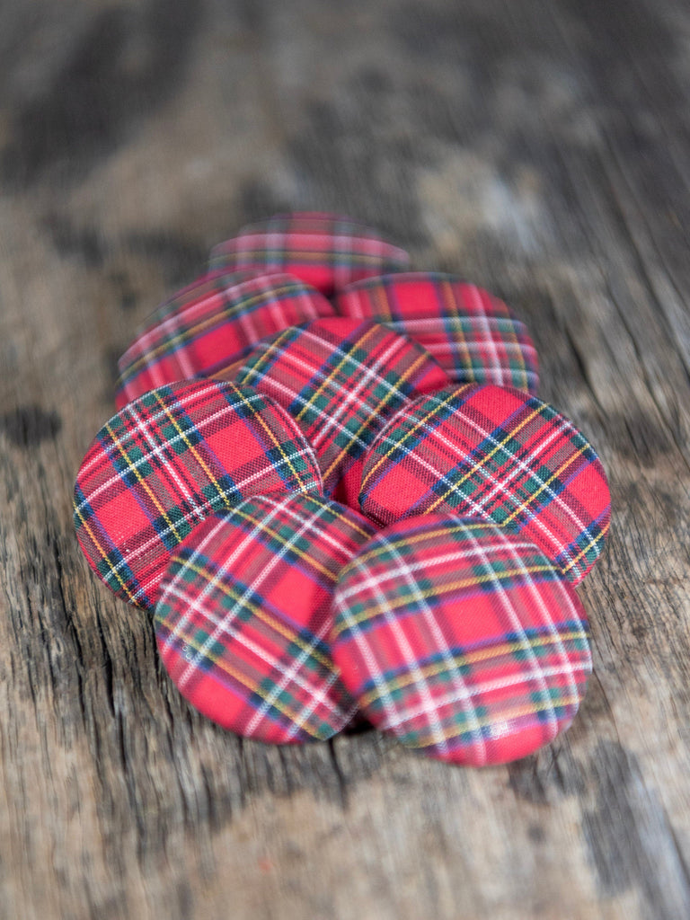 Royal Stewart Tartan Sewing & Knitting Buttons