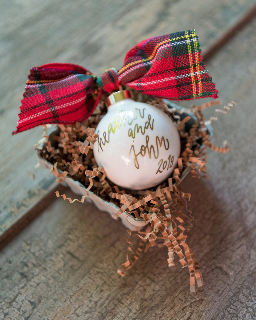 Personalized Ornaments - Personalized Couples Ornament