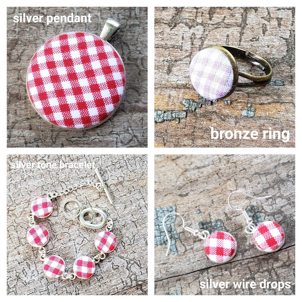 Bracelets - Choice Of Gingham Jewelry With Toggle Link