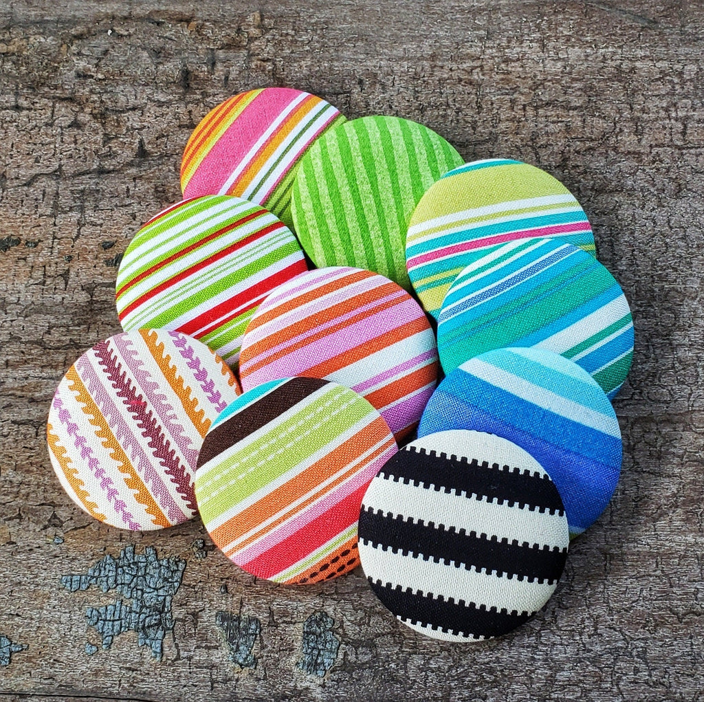 Rainbow Craft Buttons