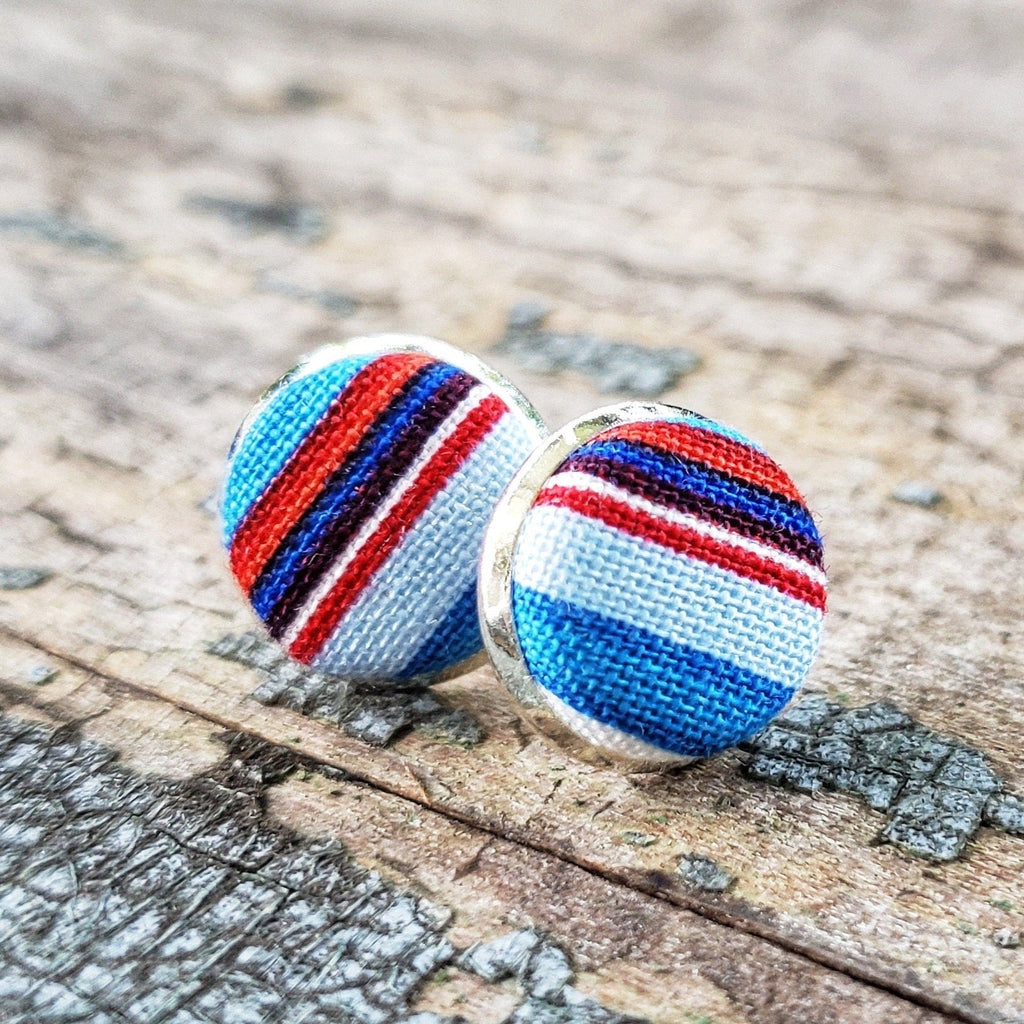 Earring Studs - American Flag Stud Earrings 