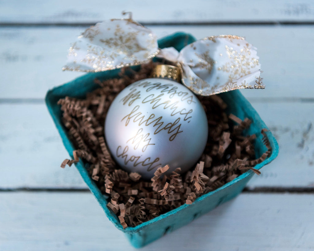 Personalized Ornaments - Neighbor Gift - Unique Holiday Gift