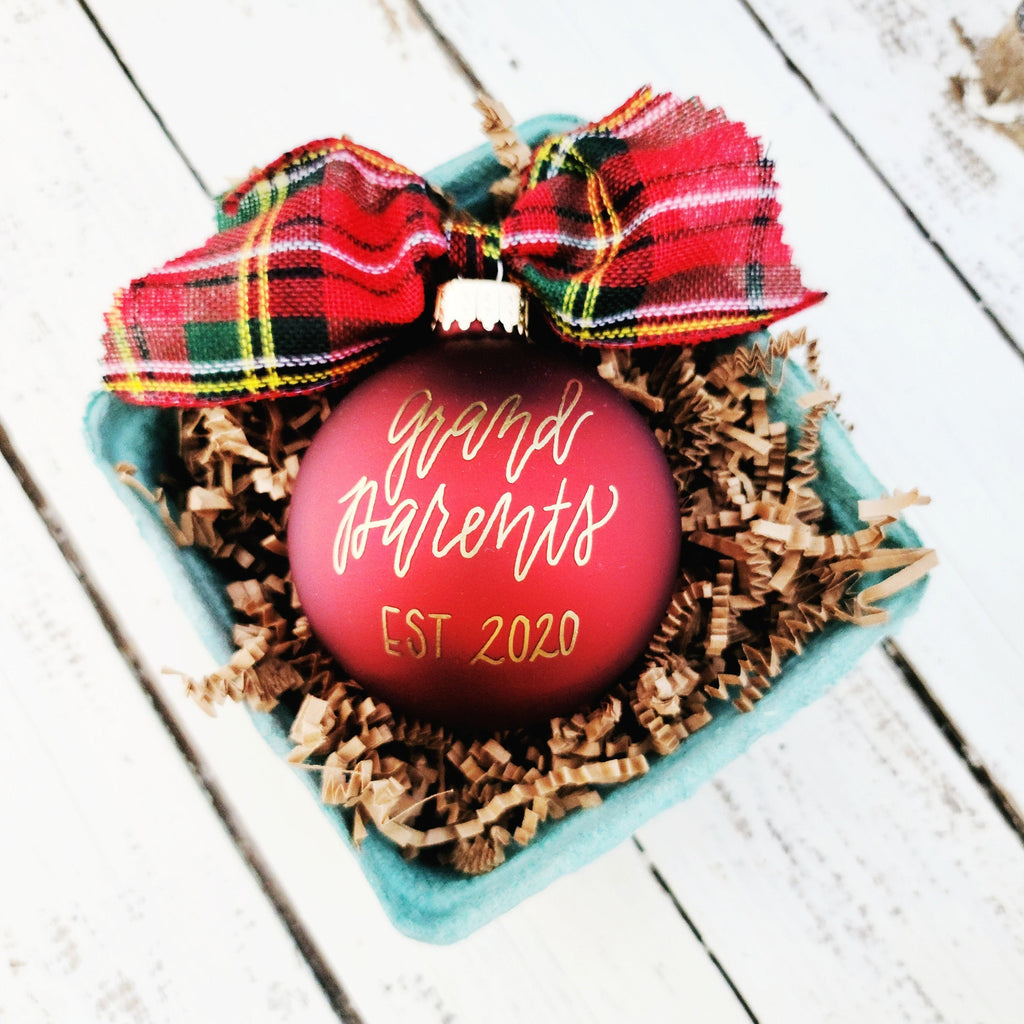 Personalized Ornaments - Personalized Grandparent Ornament