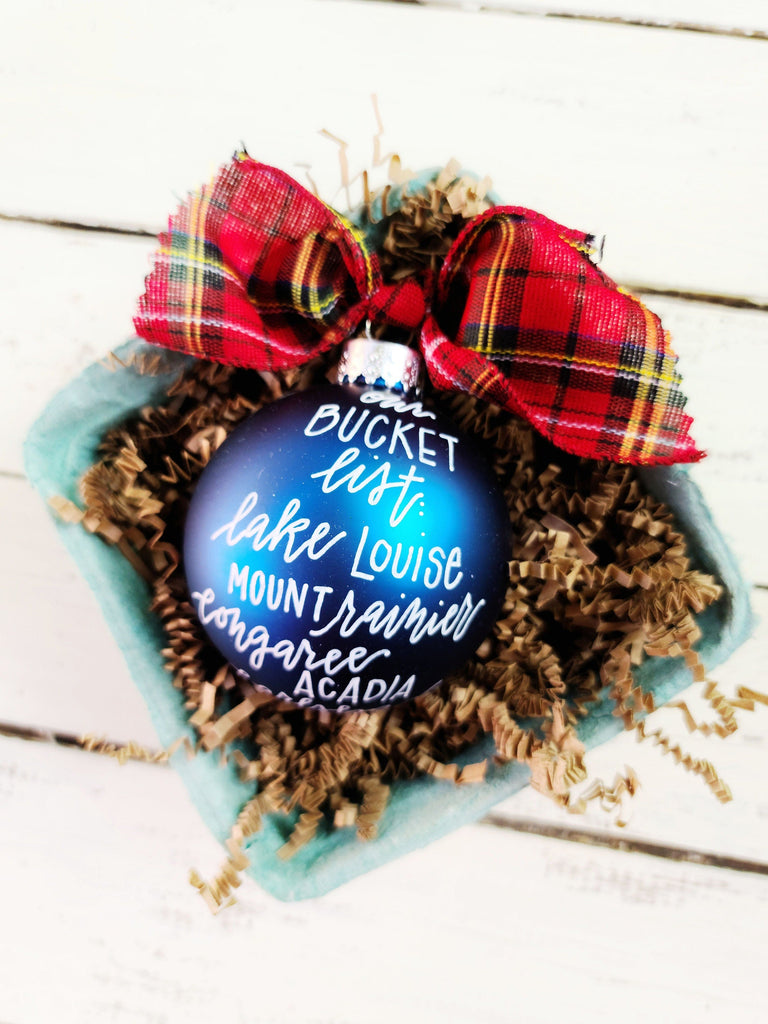 Custom Vacation Road Trip Handmade Gift - Christmas Decor