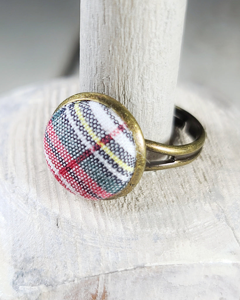 Rings - Adjustable Tartan Jewelry - Dress Stewart