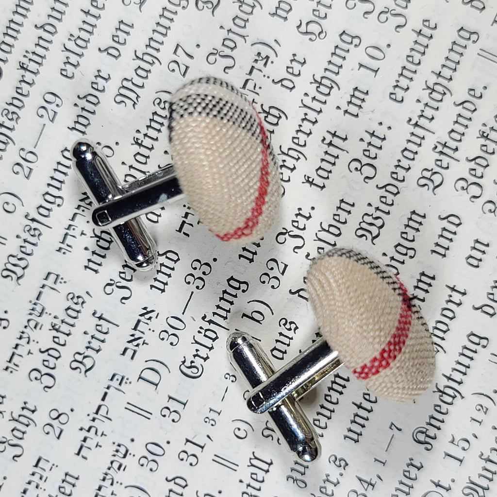 Silver Cufflinks For Groom - Father Of The Bride Gift