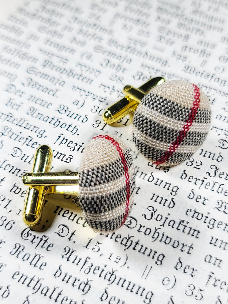 gold Cufflinks For Groom - Fathers Day