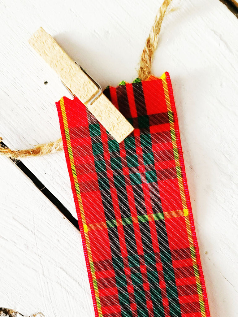 Scottish Tartan Ribbon - Festive Christmas Holiday Ribbon