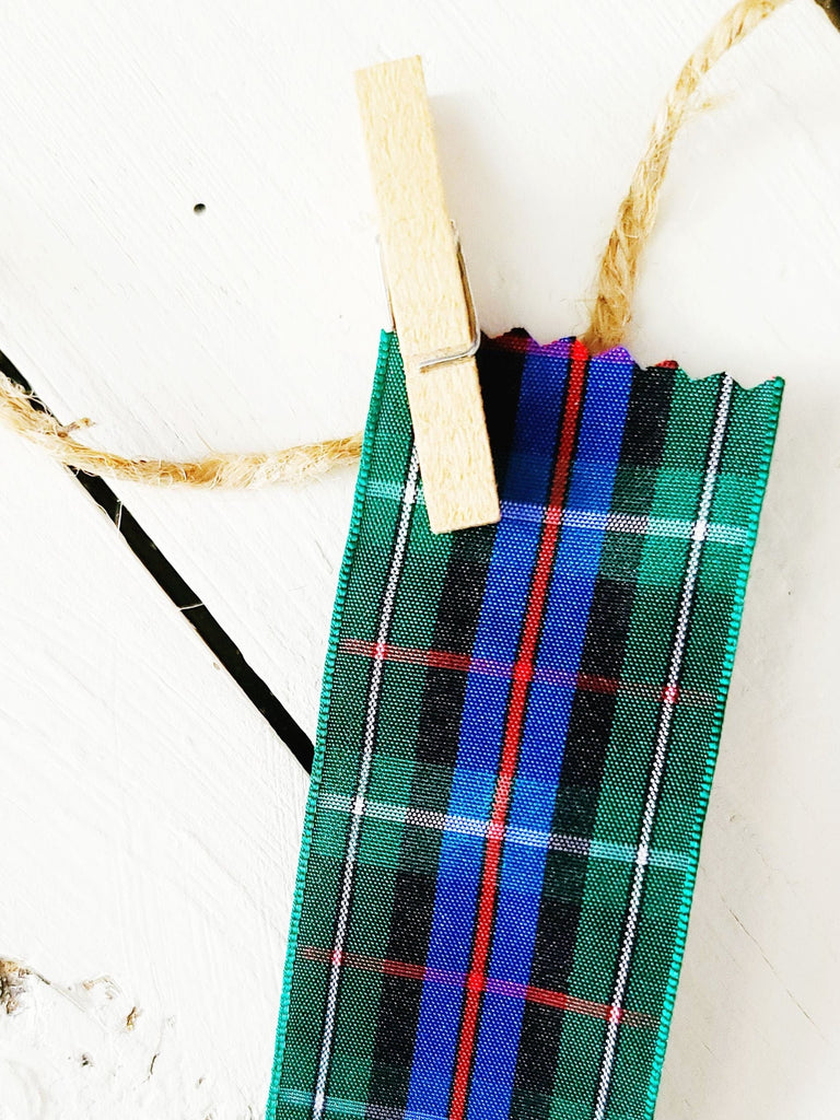 Plaid Christmas Ribbon 