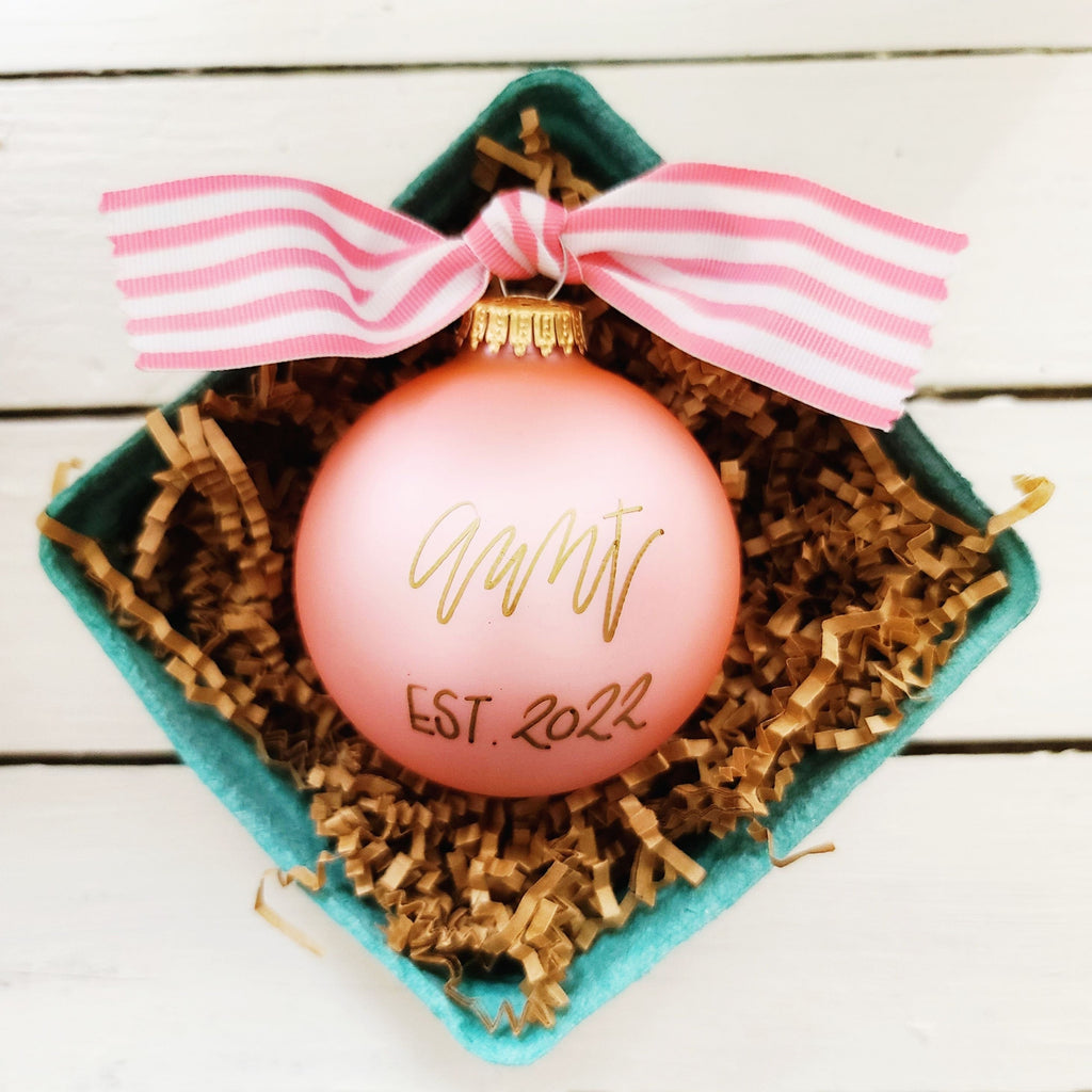 Personalized Family Christmas Ornaments - Names