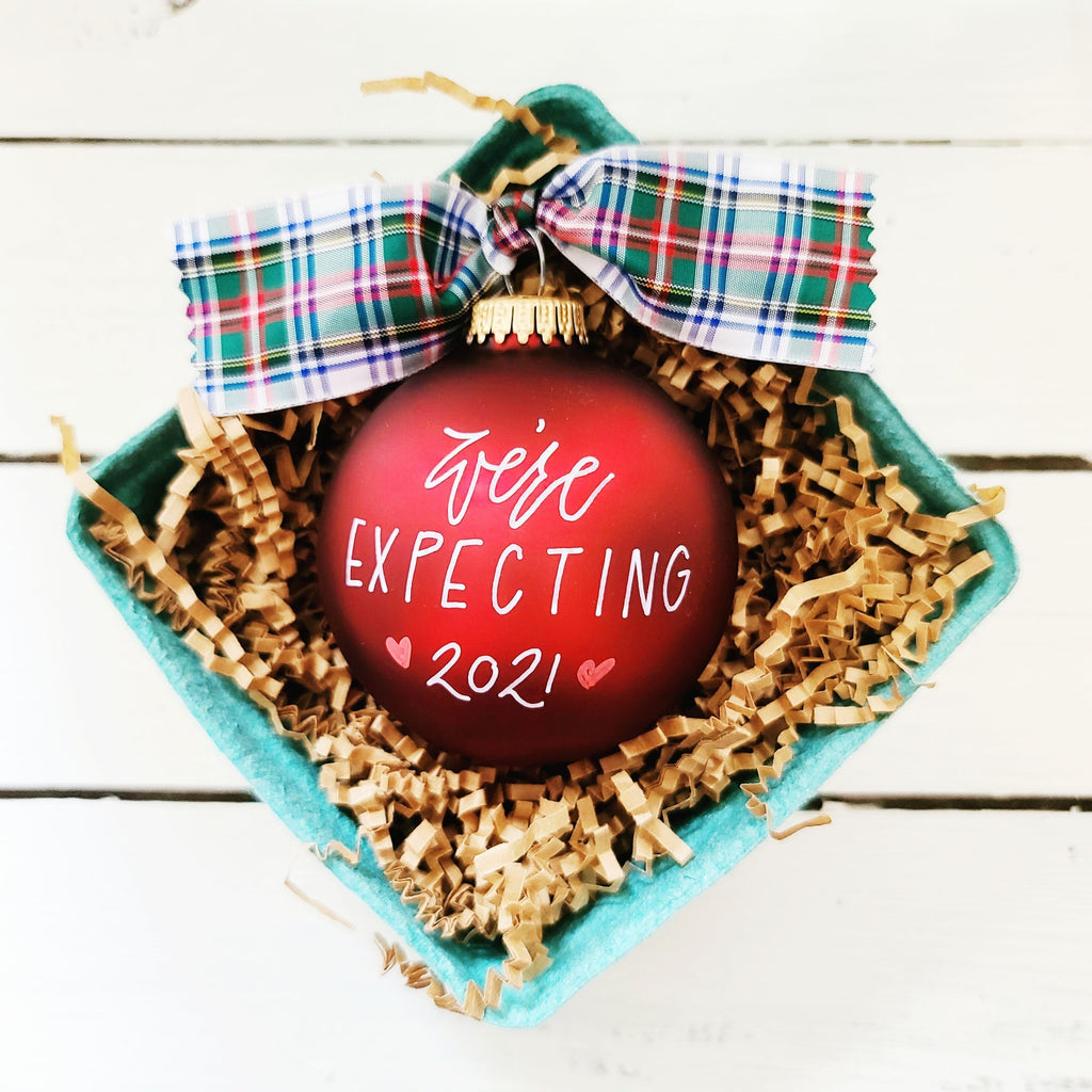 Personalized We're Expecting Pregnancy Reveal