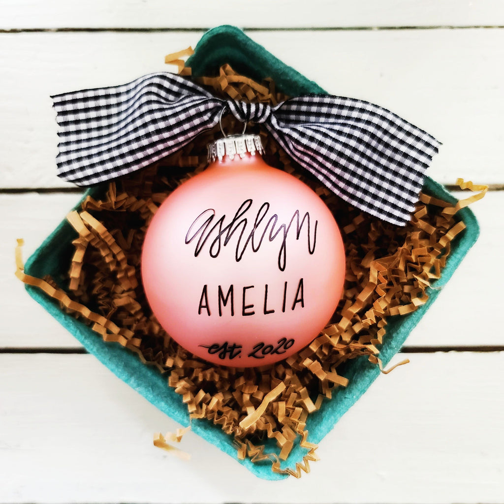 Personalized Ornaments - Customized Baby Ornament 