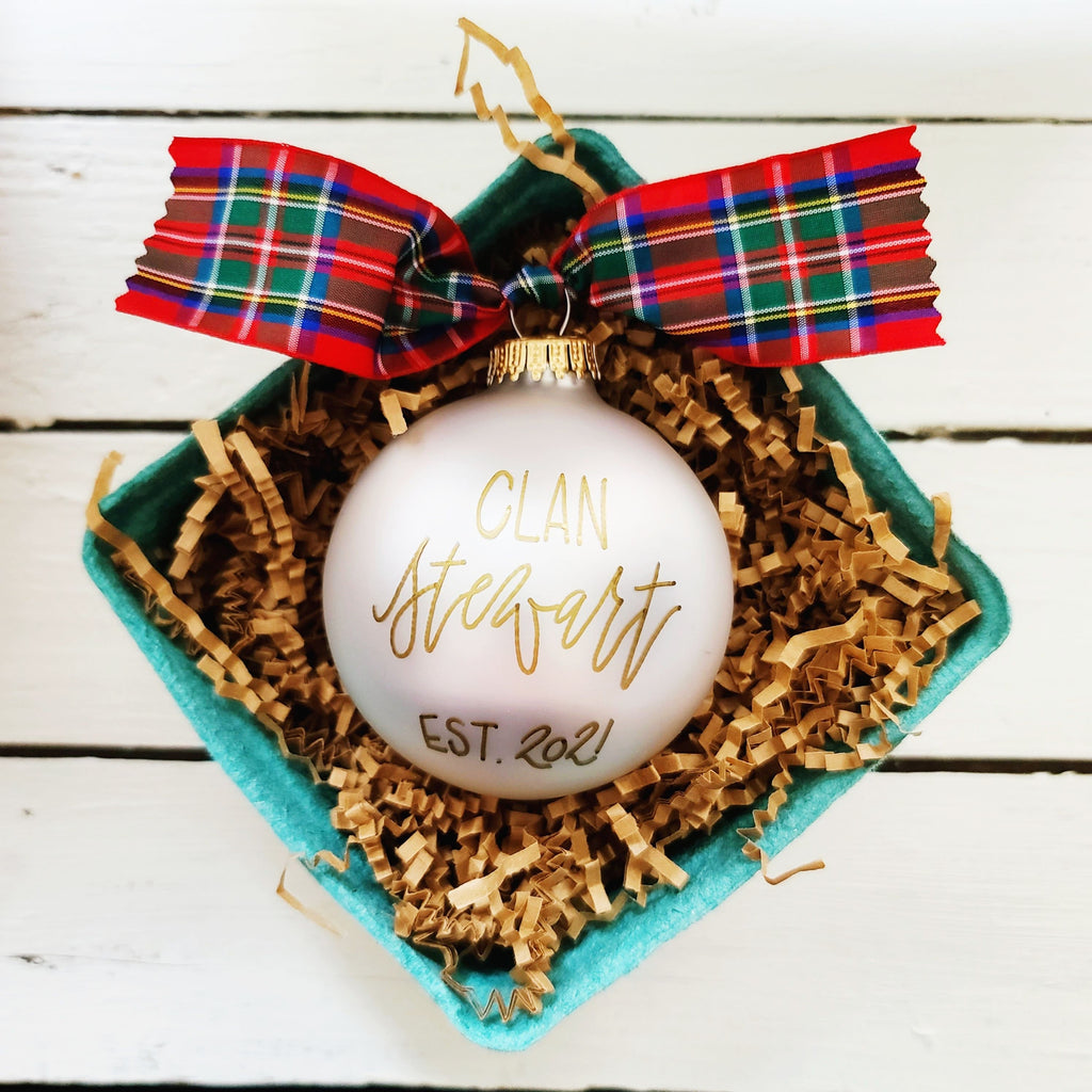  Personalized Wedding Decoration With Tartan Plaid Design