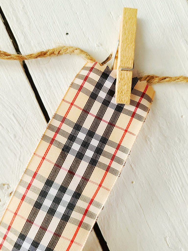  Buffalo Plaid Check Ribbon- Luxury Ribbon