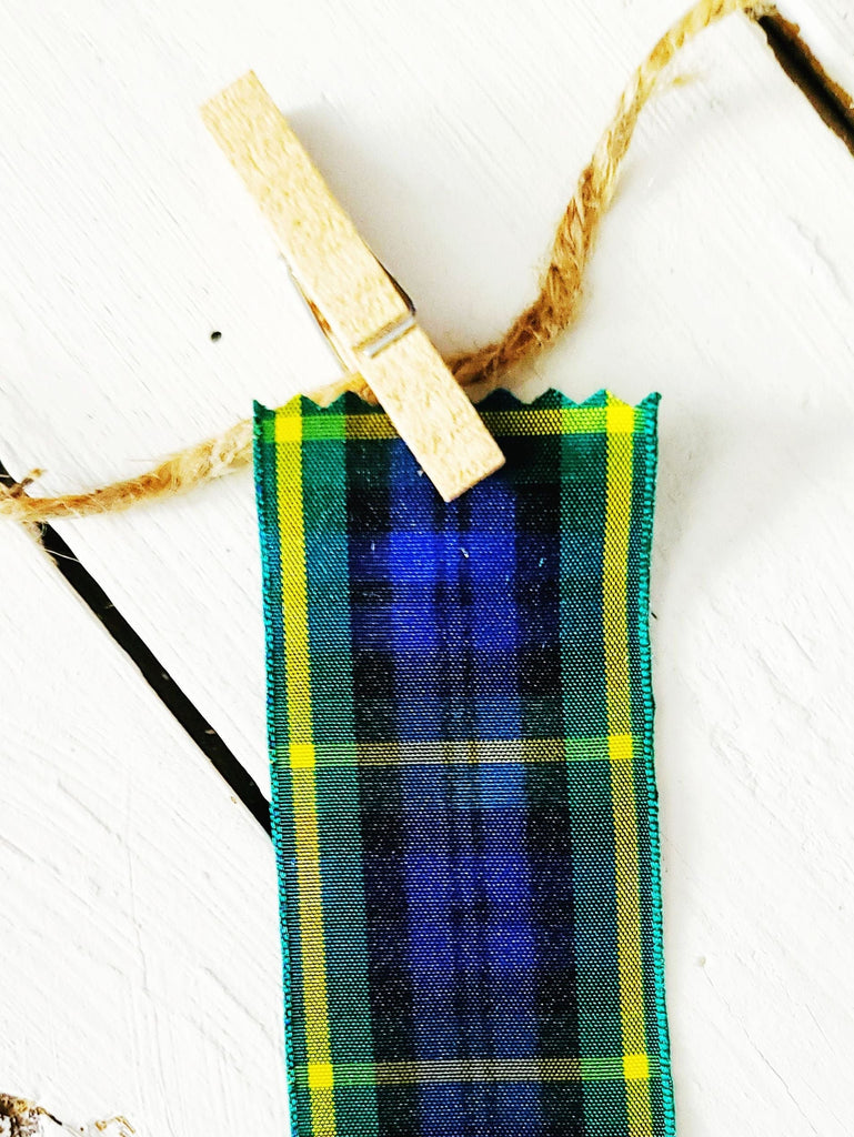 Scottish Tartan Ribbon - ribbon for decorating