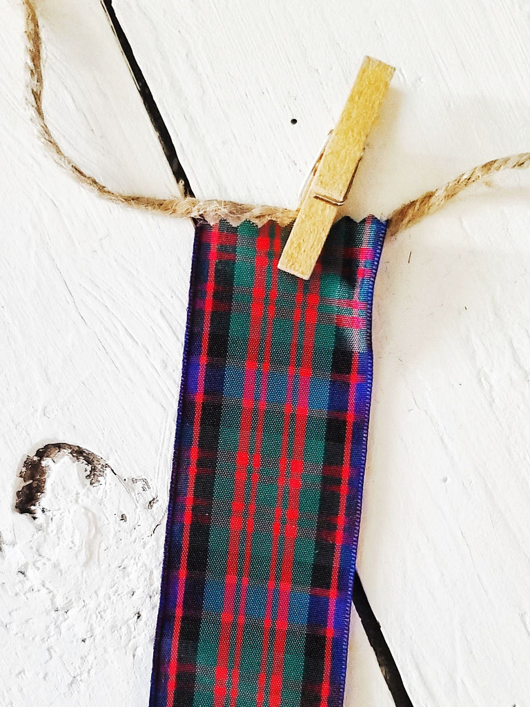 Scottish Craft Ribbon  Plaid Wedding Decor 