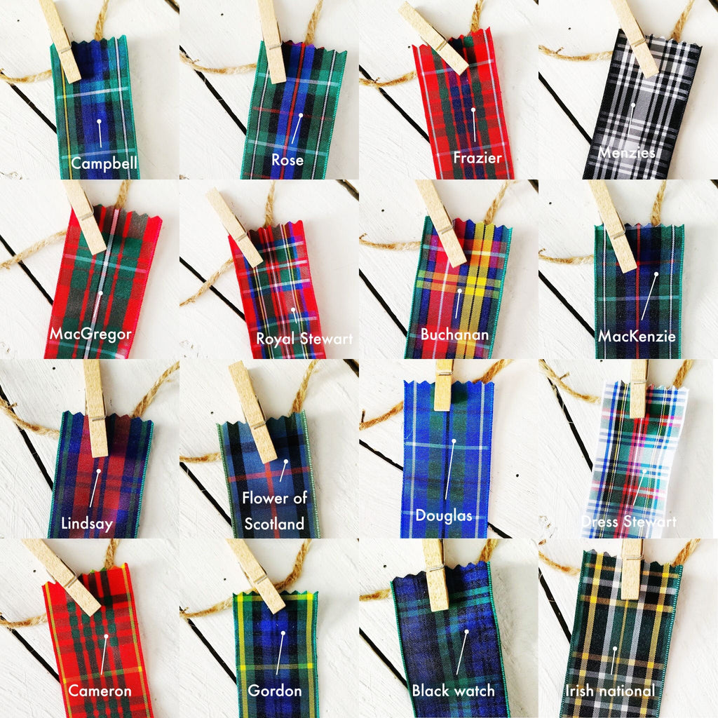 Personalized Ornaments - choice of 17 ribbons