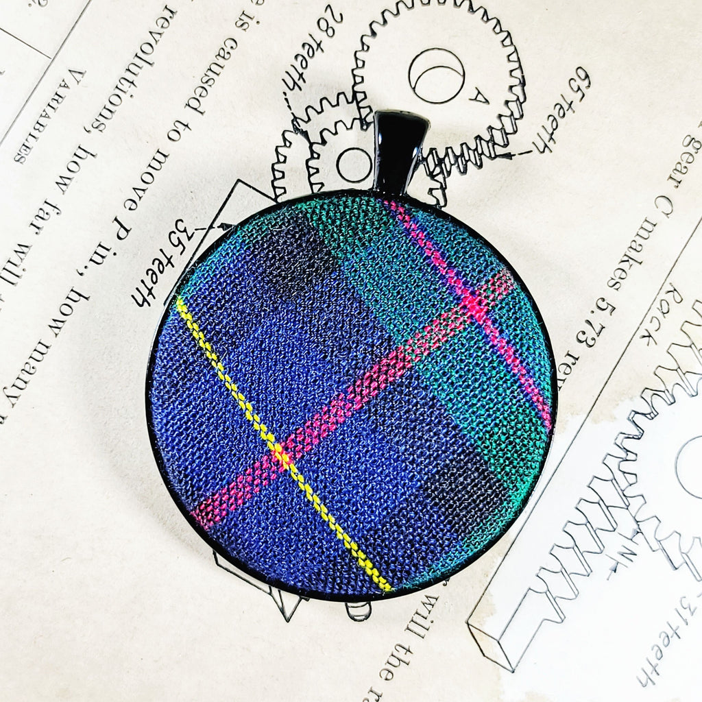 Necklace + Pendant - Mackenzie Tartan Necklace Set 