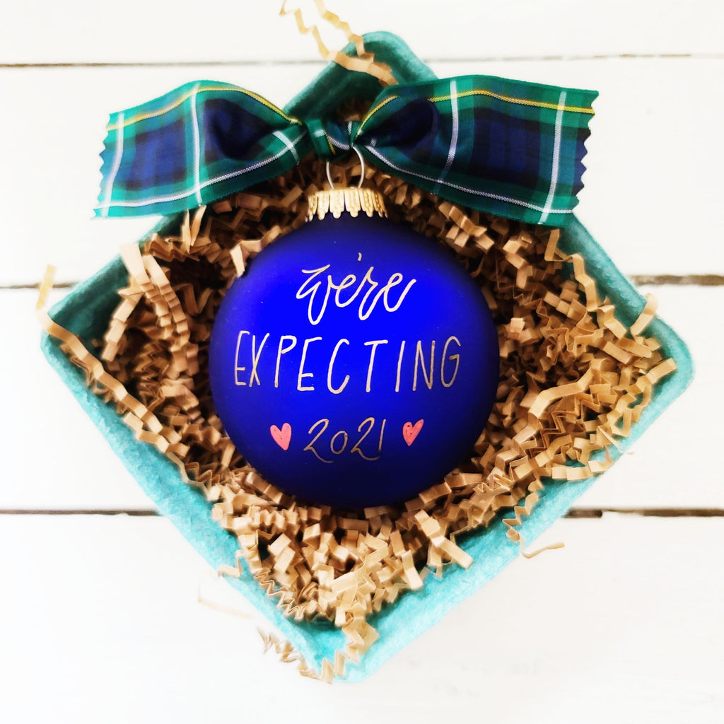 Personalized Ornaments - Baby Announcement Gift