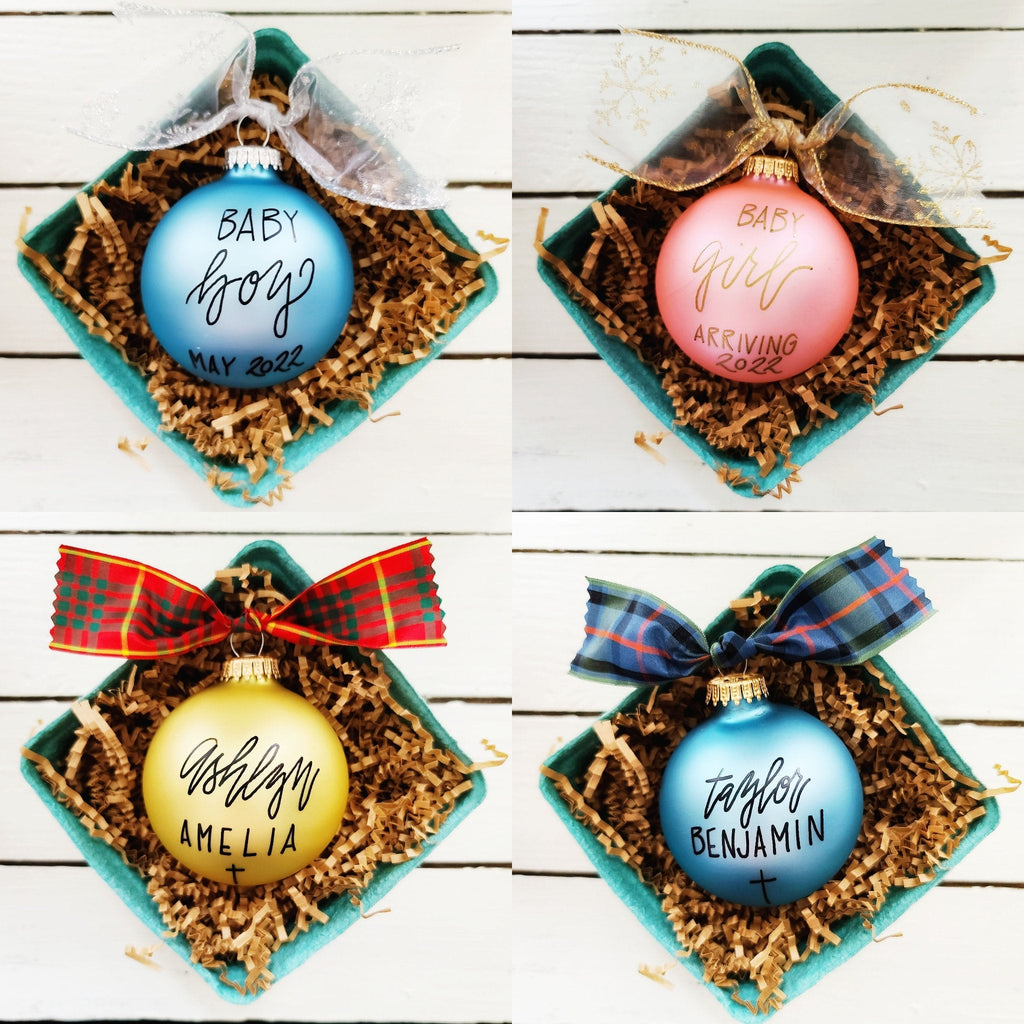 Personalized Ornaments - Baby's First Christmas