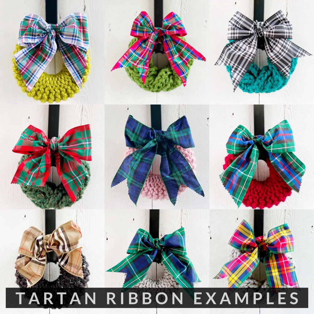 MacGregor Tartan Bows for Wreaths