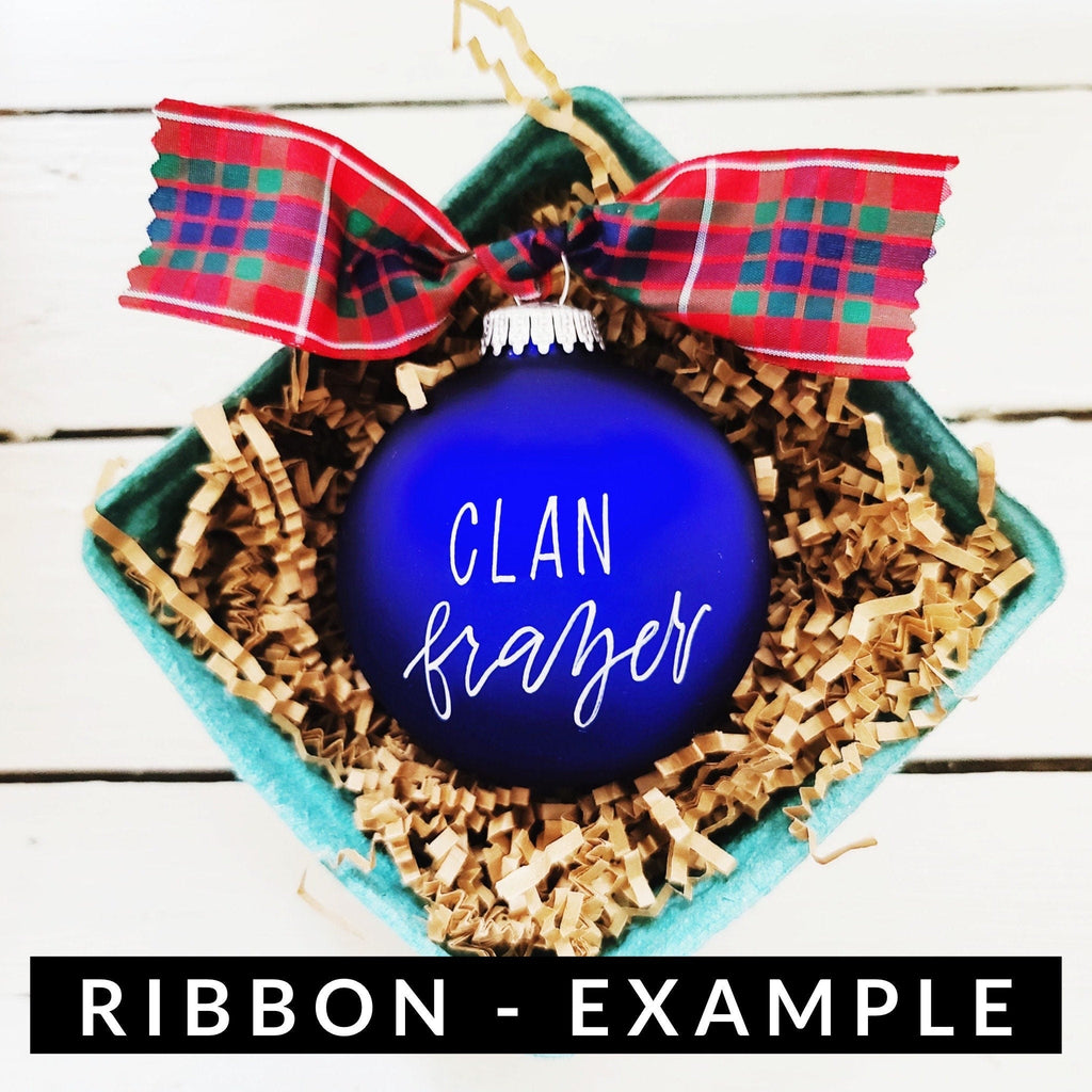 Frazer Tartan Plaid Ribbon - Ribbon for Decorating