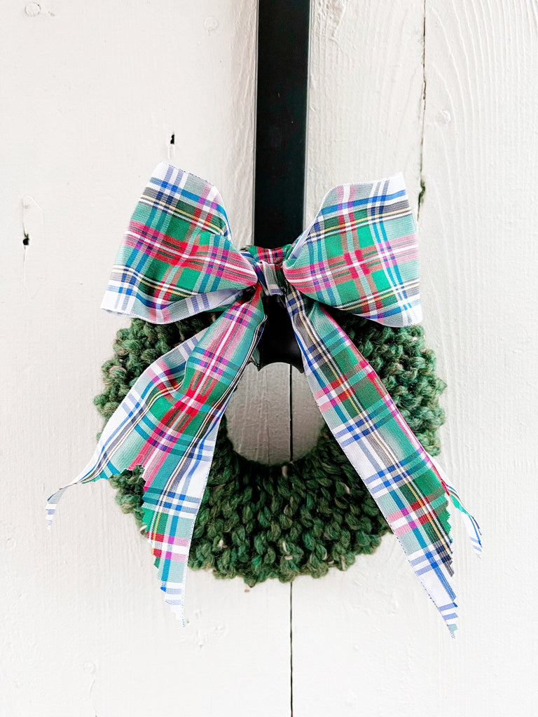 Hand Knit Wreaths - Scottish Gift - Knit Wreath 