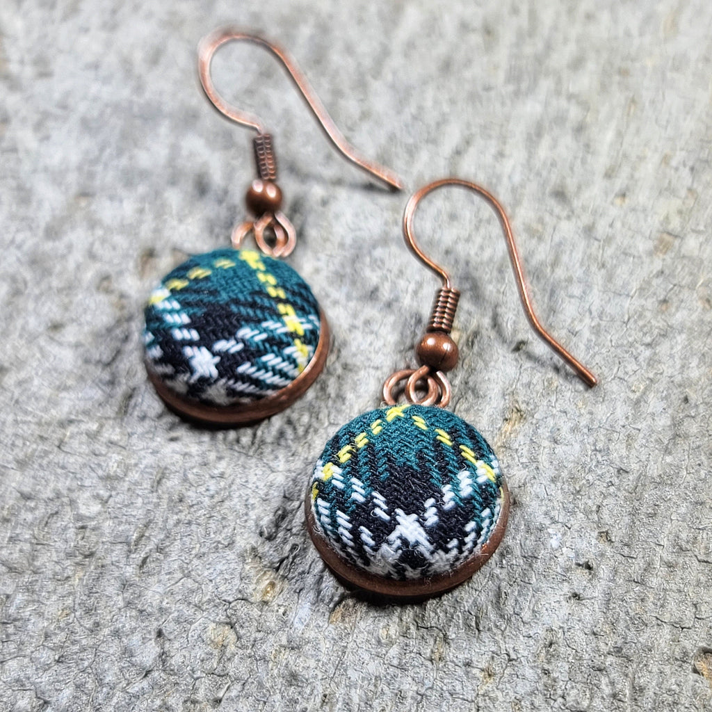 Wire Drop Earrings - Campbell Dress Tartan Jewelry